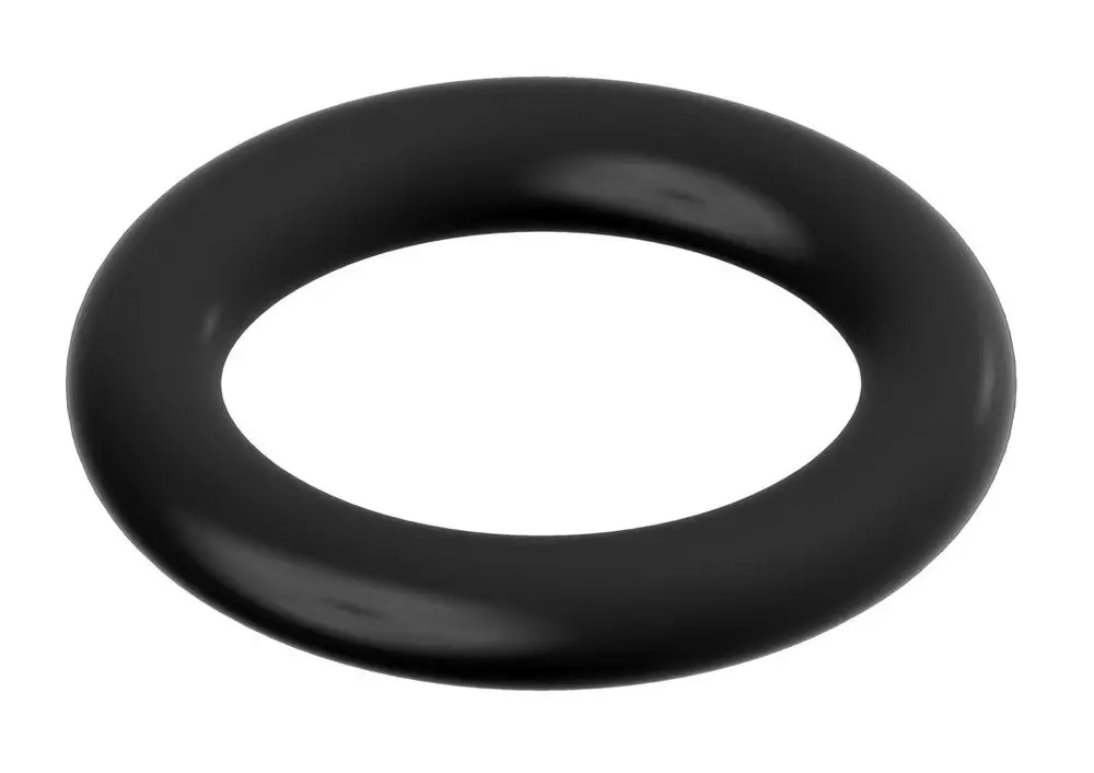 Schwarzer O-Ring von Bosch mit runder Form und durchgehendem, glatten Rand, geeignet für Dichtungs- und Abdichtungsanwendungen.
